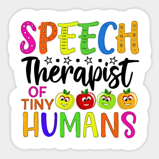 speech therapist of tiny humans Sticker